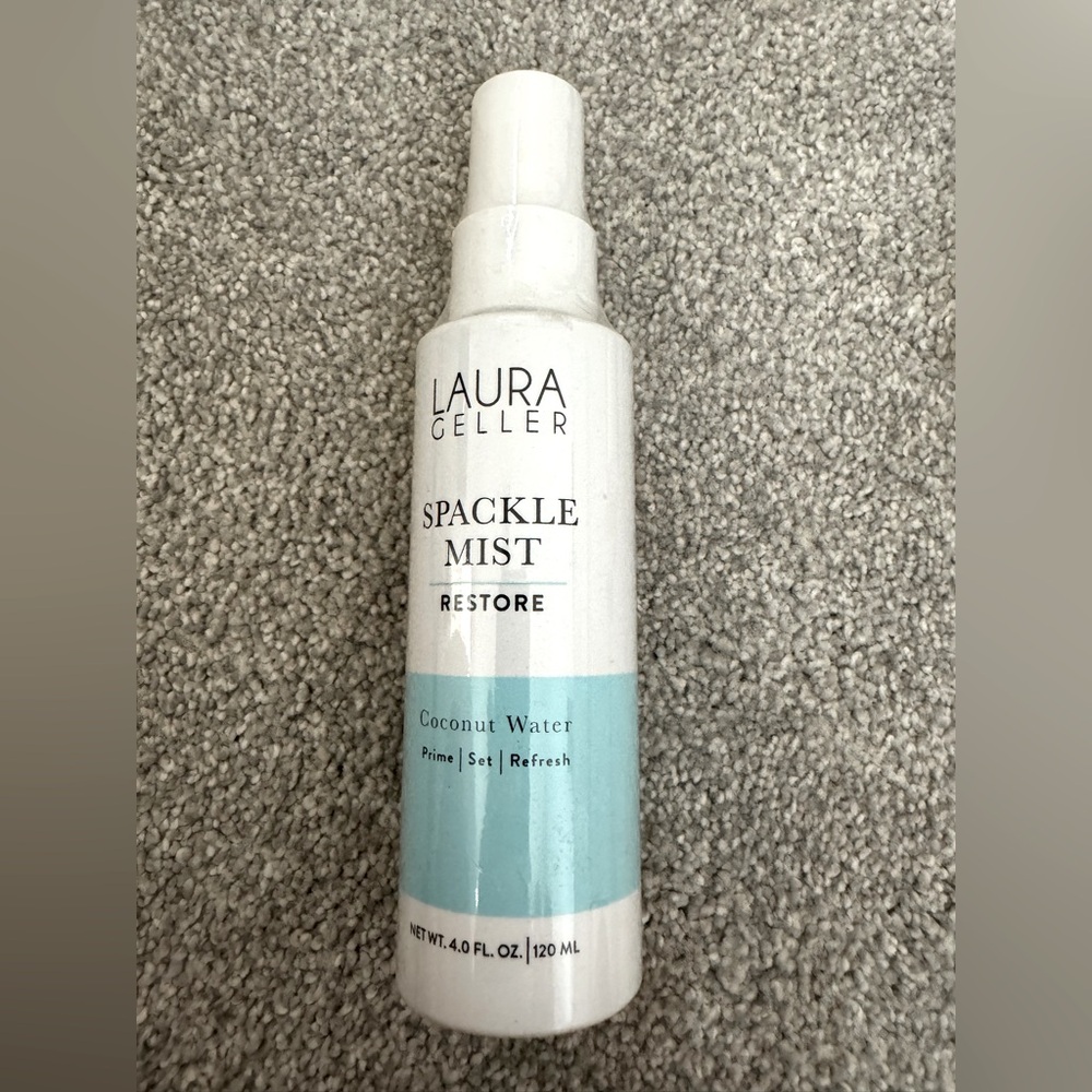NEW 🖤 Laura Geller Spackle Mist Restore Coconut Water, Prime, Set, Refresh